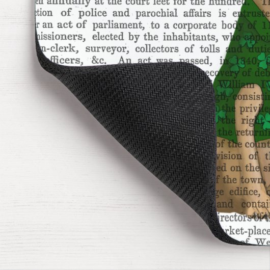 Chihuahua Leprechaun Mousepad (Ecke)