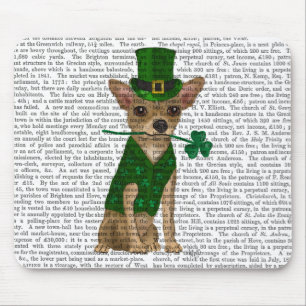 Chihuahua Leprechaun Mousepad