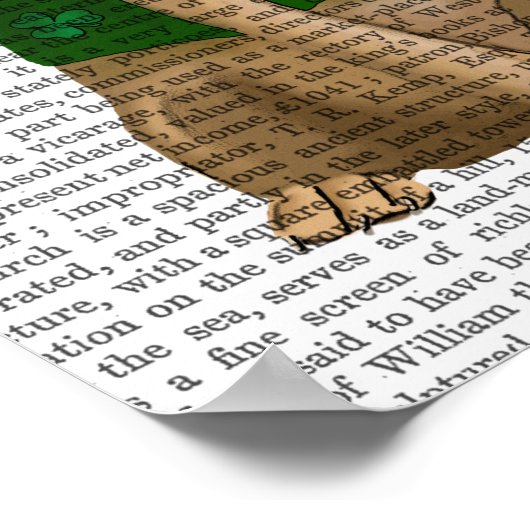 Chihuahua Leprechaun Poster (Ecke)