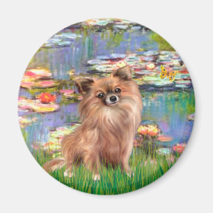 Chihuahua (LgHair 1) - Lilien 2 Magnet