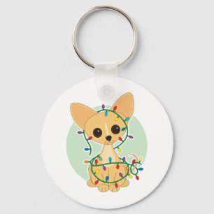 Chihuahua-Lichter Schlüsselanhänger