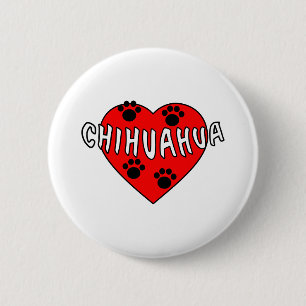 Chihuahua-Liebe Button