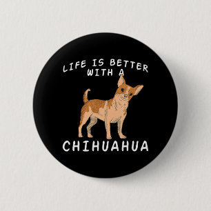 Chihuahua Liebe Chiuaua Dog Mama Liebe Sprichwort Button
