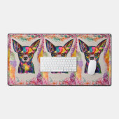 Chihuahua Liebe Desk Mat Schreibtischunterlage (Tastatur & Maus)