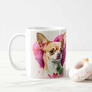 Chihuahua-Liebe Graphic Kaffeetasse