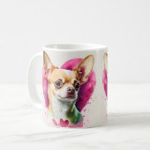 Chihuahua-Liebe Graphic Kaffeetasse (Vorderseite Links)