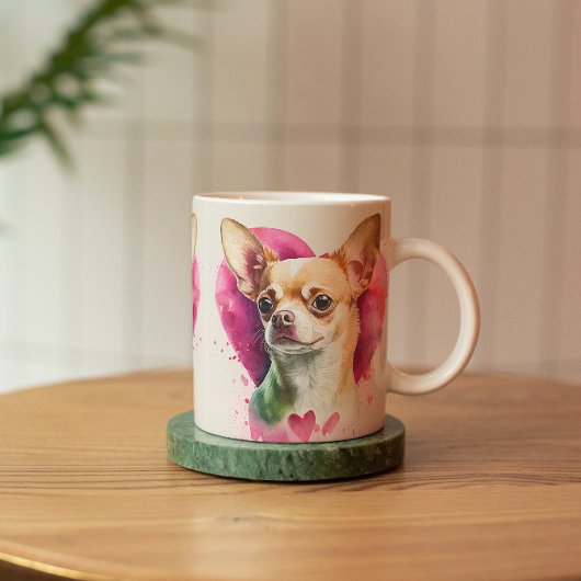 Chihuahua-Liebe Graphic Kaffeetasse