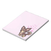 Chihuahua-Liebe (langer Mantel) Notizblock (Rotiert)