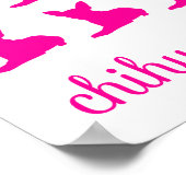 Chihuahua-Liebe Poster (Ecke)