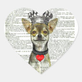 CHIHUAHUA LIEBE STICKER - LIEBE KING (Vorderseite)