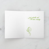 Chihuahua-Liebe/Support/Get Well-Card Karte (Innenseite)