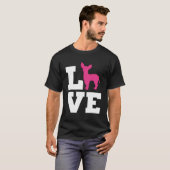 Chihuahua-Liebe T-Shirt (Vorne ganz)