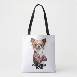 CHIHUAHUA LIEBE Tattoo Künstler Mutter tätowieren Tasche