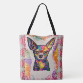 Chihuahua Liebe Tote Bag Tasche (Rückseite)