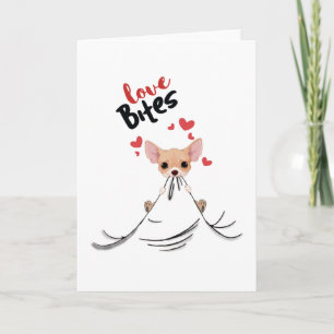 Chihuahua Liebesbisse Valentinstag Geschenke für S Karte