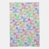 Chihuahua-Liebhaber-buntes Muster Geschirrtuch (Vertikal)