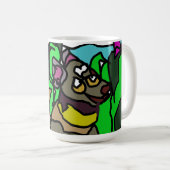 Chihuahua-Liebhaber Kaffeetasse (VorderseiteRechts)