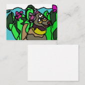 Chihuahua-Liebhaber Mitteilungskarte (Vorne/Hinten)