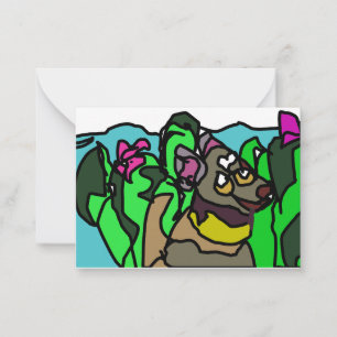 Chihuahua-Liebhaber Mitteilungskarte