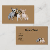 Chihuahua-Liebhaber-Visitenkarte Visitenkarte (Vorne/Hinten)