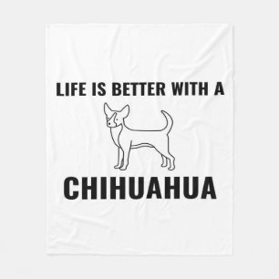 Chihuahua life_Dog Lover Fleecedecke