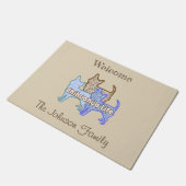 Chihuahua Life Door Mat Fußmatte (Schrägansicht)