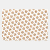 Chihuahua Longhaarige Malerei Original Hunde Kunst Geschenkpapier Set (Vorderseite 2)