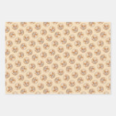 Chihuahua Longhaarige Malerei Original Hunde Kunst Geschenkpapier Set (Vorderseite)