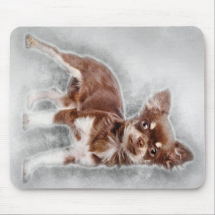 Chihuahua looking at camer_Dog Lover Mousepad