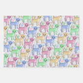 Chihuahua-Lover-Muster Geschenkpapier Set (Vorderseite 3)