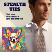 Chihuahua Lover's Stealth Neck Tie Krawatte