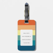 Chihuahua Luggage Tags Gepäckanhänger (Rückseite vertikal)