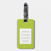 Chihuahua Luggage Tags Gepäckanhänger (Rückseite vertikal)