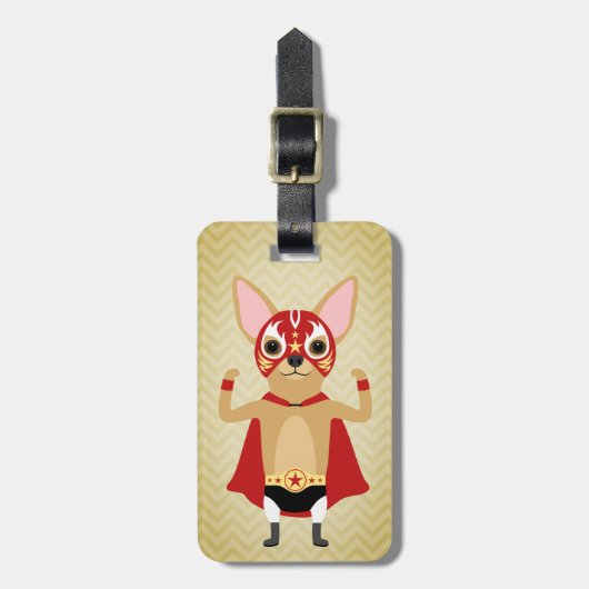 Chihuahua Luggage Tags Gepäckanhänger (Vorderseite vertikal)