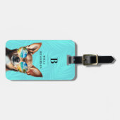 Chihuahua Luggage Tags Gepäckanhänger (Vorderseite horizontal)
