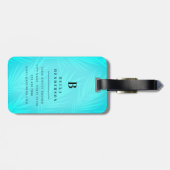 Chihuahua Luggage Tags Gepäckanhänger (Rückseite horizontal)