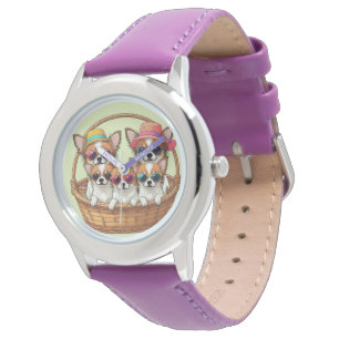 Chihuahua lustige Welpen Armbanduhr