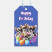 Chihuahua lustige Welpen Geschenkanhänger (Vorderseite)