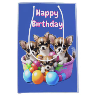 Chihuahua lustige Welpen Mittlere Geschenktüte