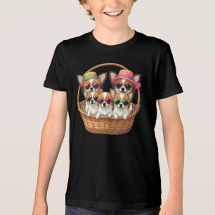 Chihuahua lustige Welpen Tri-Blend Shirt
