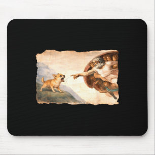 Chihuahua lustiger Hund christlich christentum got Mousepad