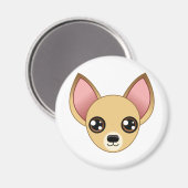 Chihuahua Magnet (Vorderseite/Rückseite)