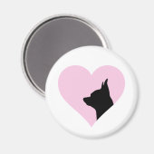 Chihuahua Magnet (Vorderseite/Rückseite)
