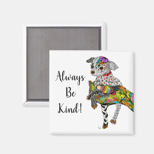 Chihuahua Magnet 2" (Vorderseite/Rückseite)