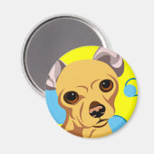 Chihuahua-Magneten Magnet (Vorderseite/Rückseite)
