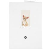 Chihuahua-Malerei - Niedliche Original-Hundkunst (Hinten)