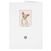 Chihuahua-Malerei - Niedliche Original-Hundkunst (Hinten)