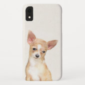 Chihuahua-Malerei - Niedliche Original-Hundkunst Case-Mate iPhone Hülle (Rückseite)
