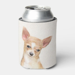 Chihuahua-Malerei - Niedliche Original-Hundkunst Dosenkühler