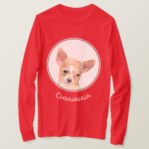 Chihuahua-Malerei - Niedliche Original-Hundkunst T-Shirt